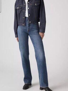 Levi's® Premium Ribcage Full Length Women's Jeans 27x32 Valley View - Dark NWT